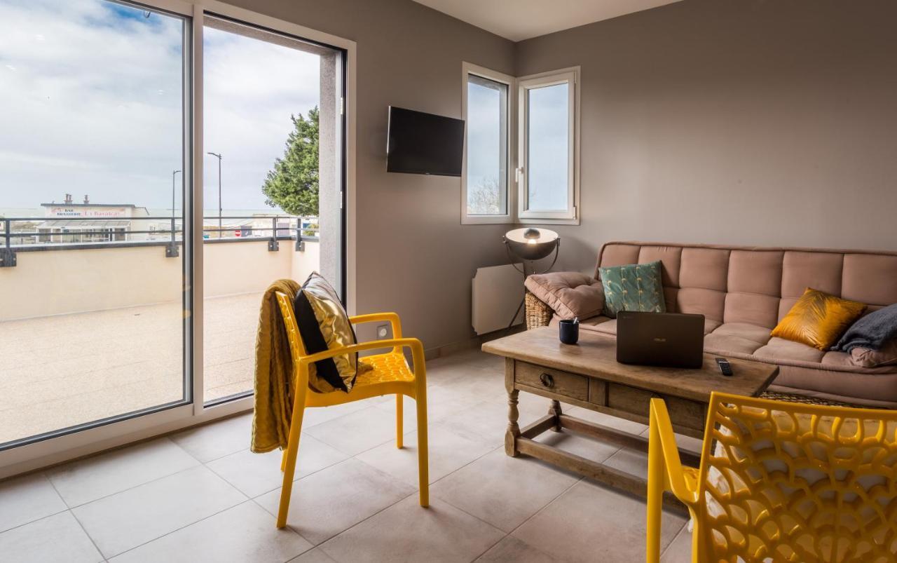 Tribord, Appt Avec Terrasse Et Vue Mer, Parking Saint-Come-de-Fresne Екстер'єр фото