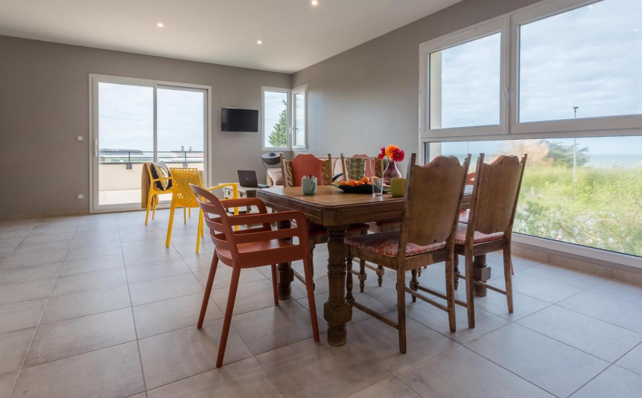 Tribord, Appt Avec Terrasse Et Vue Mer, Parking Saint-Come-de-Fresne Екстер'єр фото